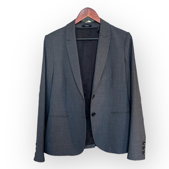 Theory Women’s Gray wool blend blazer size 10 - Picture 2 of 11